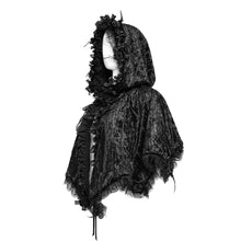 Load image into Gallery viewer, CA051 Gothic embroidered velvet hooded cape