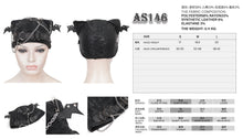 Load image into Gallery viewer, AS146 Computer wavy  pattern cat ear hat with chain