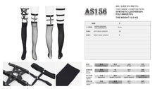 Load image into Gallery viewer, AS156 Inverted five-pointed Star Studded Stretch Band Asymmetrical Long Socks
