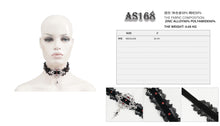 Load image into Gallery viewer, AS168 Gothic Lace velvet necklace with pendant