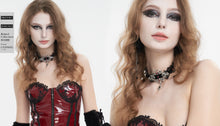Load image into Gallery viewer, AS168 Gothic Lace velvet necklace with pendant