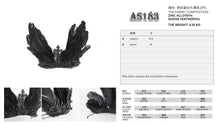 Load image into Gallery viewer, AS183 black feather crown