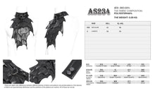 Load image into Gallery viewer, AS234 black men Bat-shaped gothic bow tie
