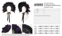 Load image into Gallery viewer, AS262 Purple Feather Lolita Wide-Brimmed Soft-Wire Headband