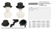 Load image into Gallery viewer, AS28501 Gothic Hand-Painted Top Hat with Side Ruffles and Tassels