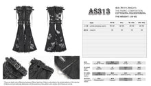 Load image into Gallery viewer, AS313 Distressed long denim leg warmers (punk style)
