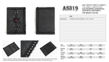 Load image into Gallery viewer, AS319 crinkled faux leather woven fabric "Devil's Eye" notebook cover