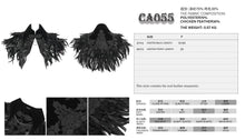 Load image into Gallery viewer, CA055 Gothic peak collar feather short cloak