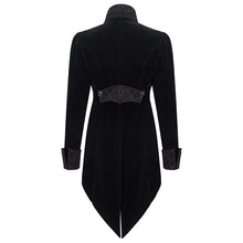 Load image into Gallery viewer, CT02201 western fashion gothic embroidered collar black men velveteen Tuxedo