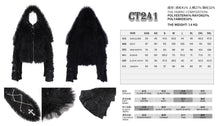 Load image into Gallery viewer, CT241 Fluffy rabbit ears hooded short jacket