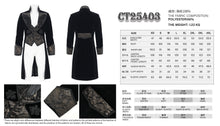Load image into Gallery viewer, CT25403 Gothic Embossed Formal Coat