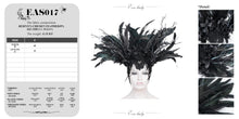 Load image into Gallery viewer, EAS017 Goth Feather tree monster Headband