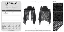 Load image into Gallery viewer, EAS026 Black Skull Rose Mesh Widow Hat