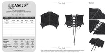Load image into Gallery viewer, EAS029 Bat-shaped bottom jacquard corset