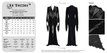 Load image into Gallery viewer, ECT02201 Slim-fit velvet long coat with slit sleeves