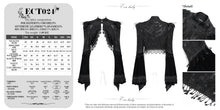 Load image into Gallery viewer, ECT024 Gothic snakeskin short shawl coat