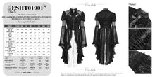 Load image into Gallery viewer, ESHT01901 Stand-Collar Gothic Lace Shirt with Irregular Dot Pattern
