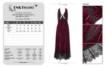 Load image into Gallery viewer, ESKT04302 Red Velvet halterneck strappy dress