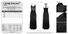 Load image into Gallery viewer, ESKT06501 Gothic velvet dress with fur collar