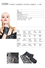 Load image into Gallery viewer, GE008 punk rock rivets half-finger gloves
