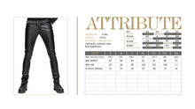 Load image into Gallery viewer, PT022 best seller daily wear men synthetic leather basic model punk tight trousers