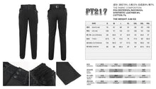 Load image into Gallery viewer, PT217 Gothic pattern leather fake belt men's trousers