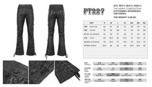 Load image into Gallery viewer, PT227 Mid-waist flared men's strappy pants