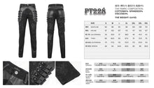 Load image into Gallery viewer, PT228 Punk side buckles men's trousers