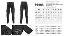 Load image into Gallery viewer, PT264 Punk technical leather trousers
