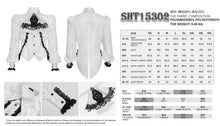 Load image into Gallery viewer, SHT15302 Faux Two-Piece Paisley Men Gothic Shirts