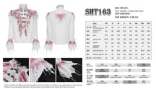 Load image into Gallery viewer, SHT163 Hand-Painted Burgundy Long-Sleeve Shirt with Double-Layer Mesh