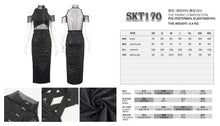 Load image into Gallery viewer, SKT170 Slant-breasted off-the-shoulder knitted midi dress