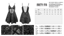 Load image into Gallery viewer, SKT173 Pentagram Printed Hollow Out Lace up Suspender Skirt