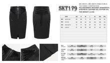 Load image into Gallery viewer, SKT179 One step skirt with center front slit