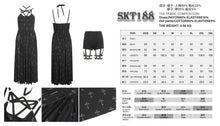 Load image into Gallery viewer, SKT188 Elastic strap halterneck cross knitted waisted dress