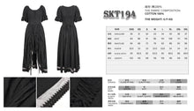 Load image into Gallery viewer, SKT194 Gothic gathered-front tunic dress