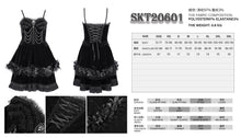 Load image into Gallery viewer, SKT20601 Black Lolita short suspenders dress