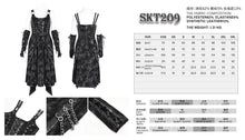 Load image into Gallery viewer, SKT209 Punk Mist Velvet Dress