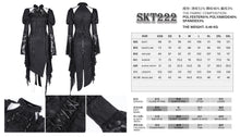 Load image into Gallery viewer, SKT222  Gothic cheongsam trumpet sleeve waisted dress