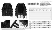 Load image into Gallery viewer, SKT25101 Heart-Patterned Corduroy & Velvet Patchwork Gothic Mini Skirt