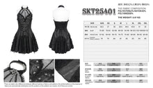 Load image into Gallery viewer, SKT25401 Jacquard Rose Pattern Woven Gothic Lolita Dress