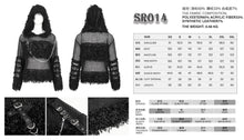 Load image into Gallery viewer, SR014 Plush patchwork hooded cross short sweater