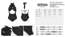 Load image into Gallery viewer, SST023 Bow Tie Halter Neck One-Piece Swimsuit