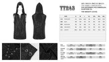 Load image into Gallery viewer, TT243 Computer Ripple Hooded Sleeveless Men's T-Shirt