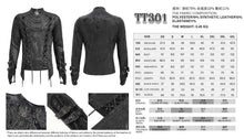 Load image into Gallery viewer, TT301 Suede random knit punk long-sleeved T-shirt