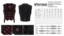 Load image into Gallery viewer, WT07902 Gothic velvet striped men's vest