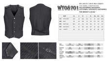 Load image into Gallery viewer, WT08701 Steampunk gentleman striped vest