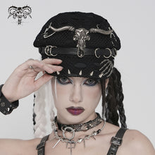 Load image into Gallery viewer, AS275 Distressed Mesh Flat-Brimmed Octagonal Cap