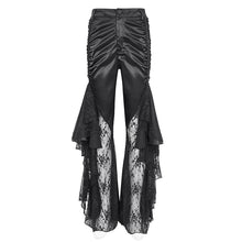 Load image into Gallery viewer, PT241 Gathered flared trousers with side seams