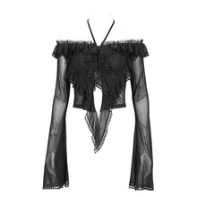 Load image into Gallery viewer, ETT031 One shoulder halter neck strappy top